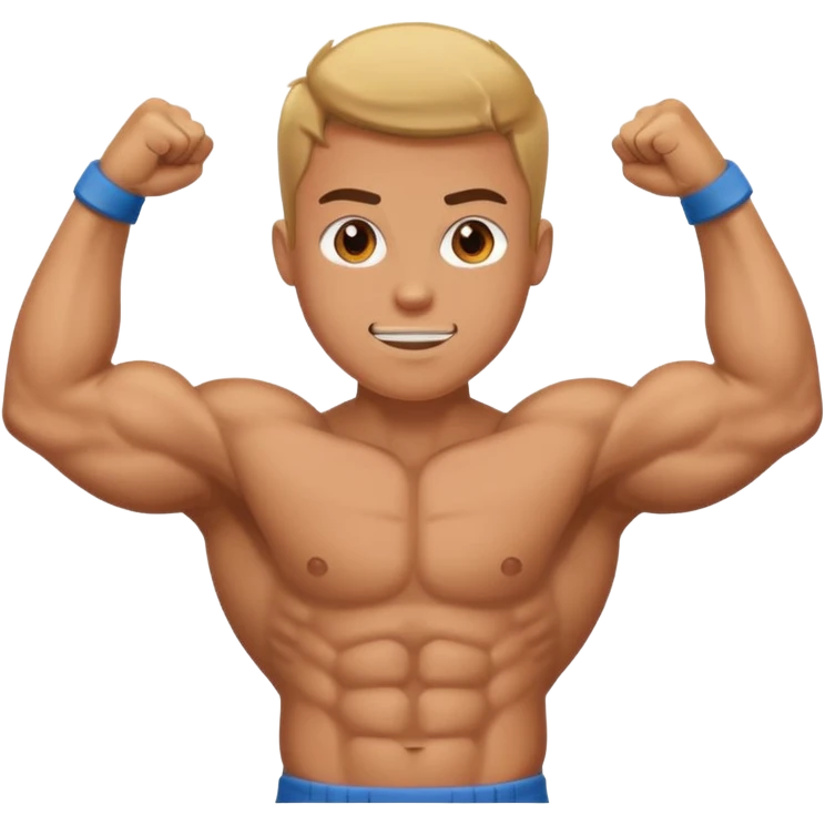 Pumped up arms emoji