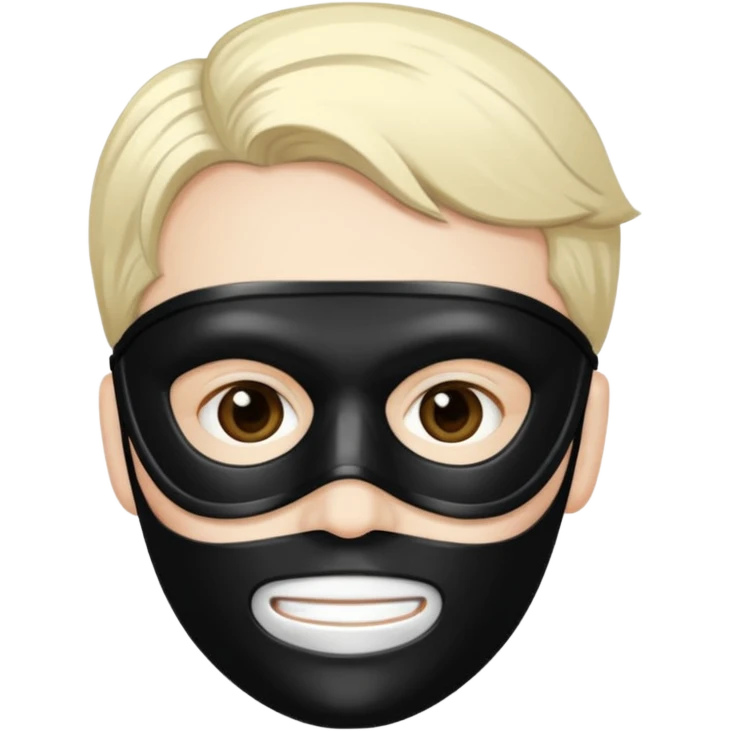 Flashman wearing mask emoji