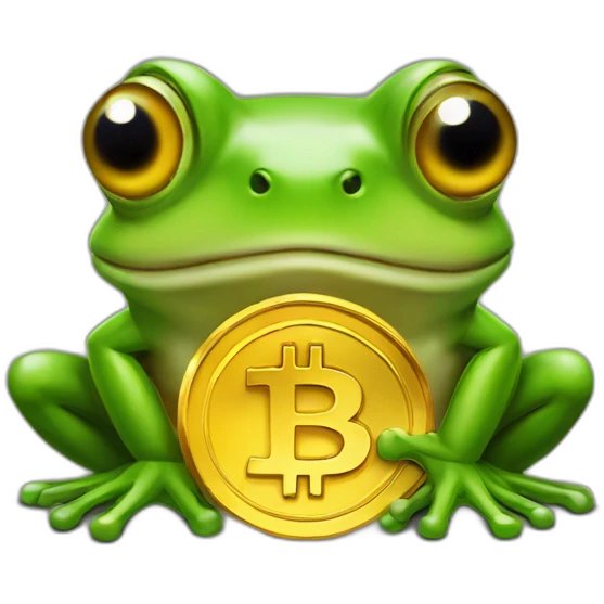 frog and BitcoinCash emoji