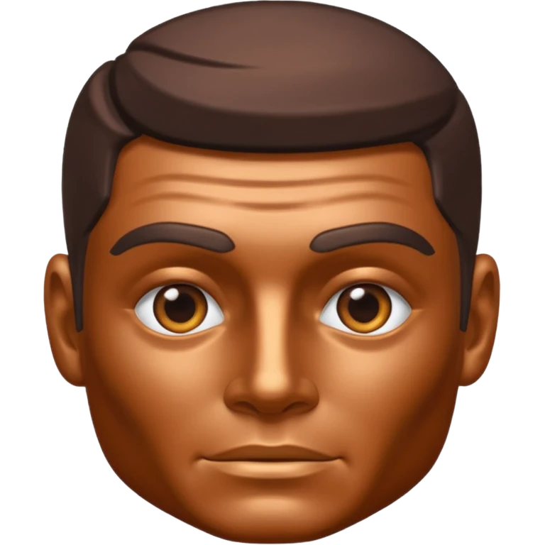 bronze man emoji