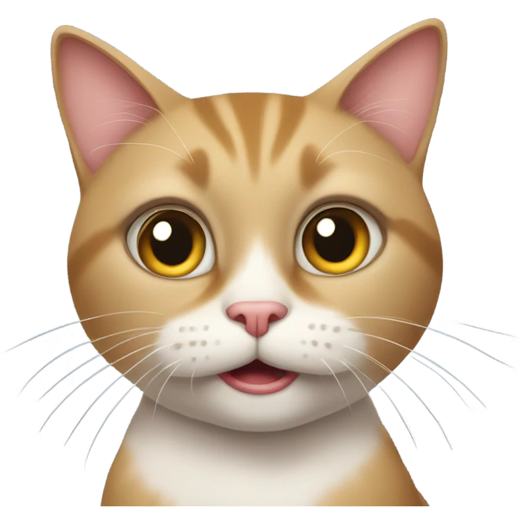 Side eyeing cat emoji