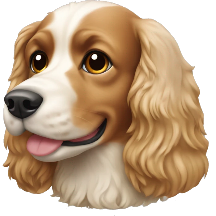Spaniel Biege dog emoji