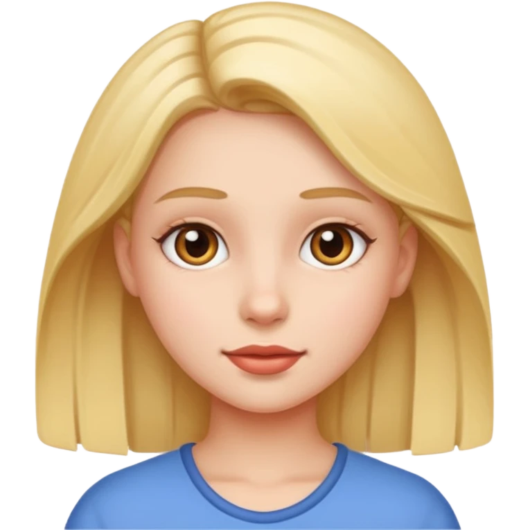 Una ragazza emoji