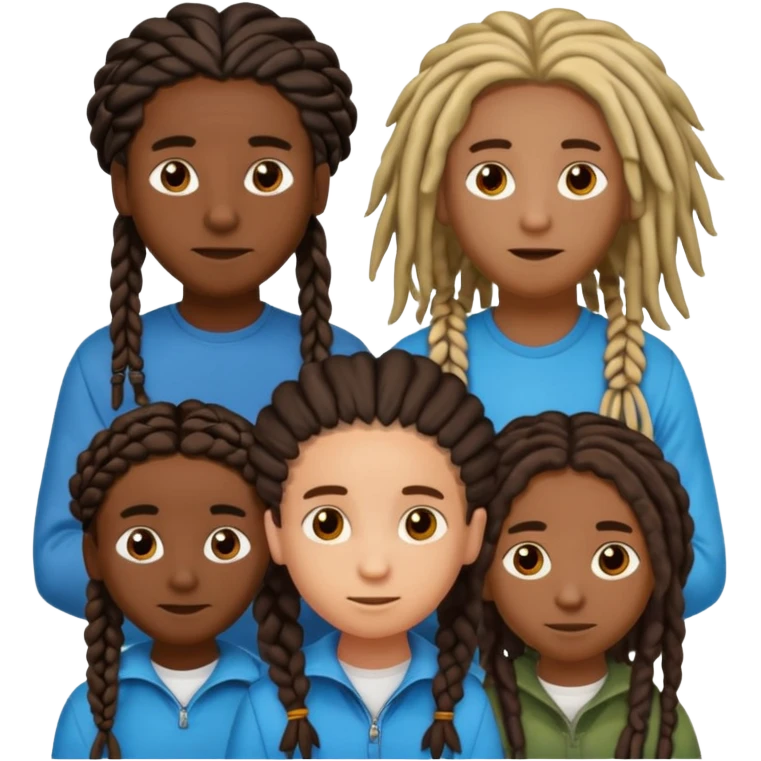 5 black siblings 2 that’s a boy and 3 that’s a girl. Both of the boys has dreads one of the boys is 6. One girl is 6 the other girls has braids and one is 18 and the other one is 23. The other boy is 22 But they all are dark skinned emoji