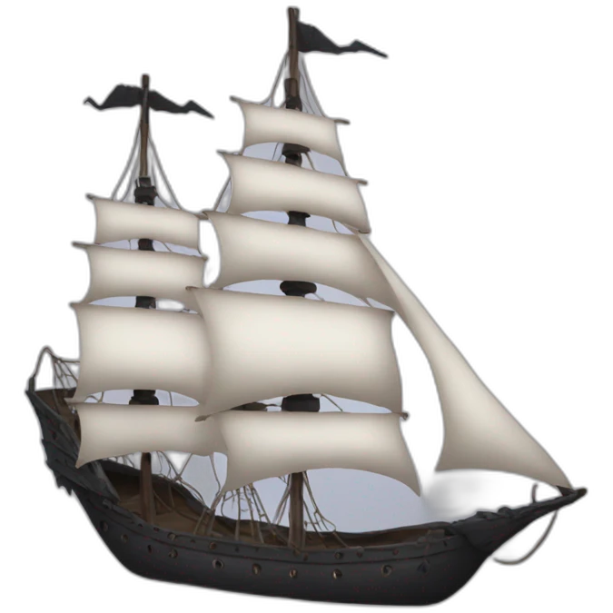 Dark dragon slip on ship emoji