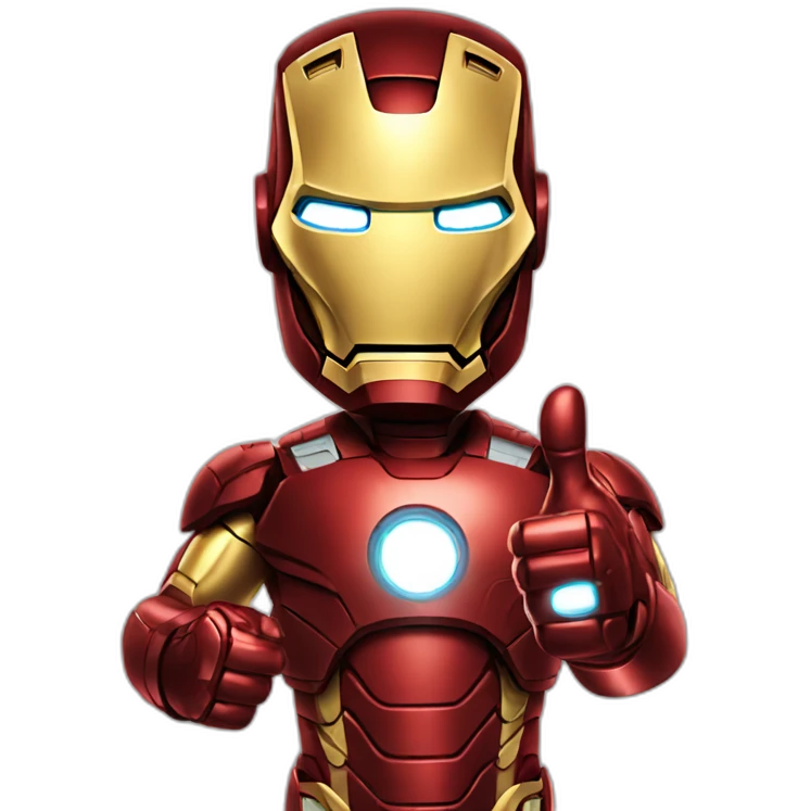 Ironman thumbs up emoji