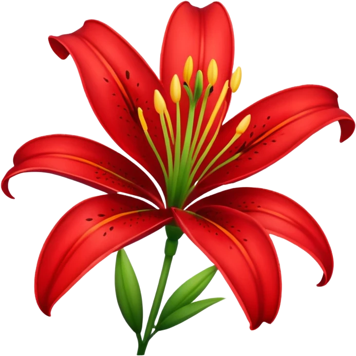 Red Lily emoji