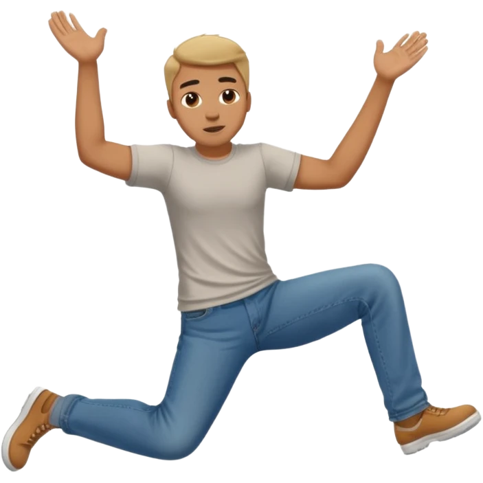 guy fall emoji
