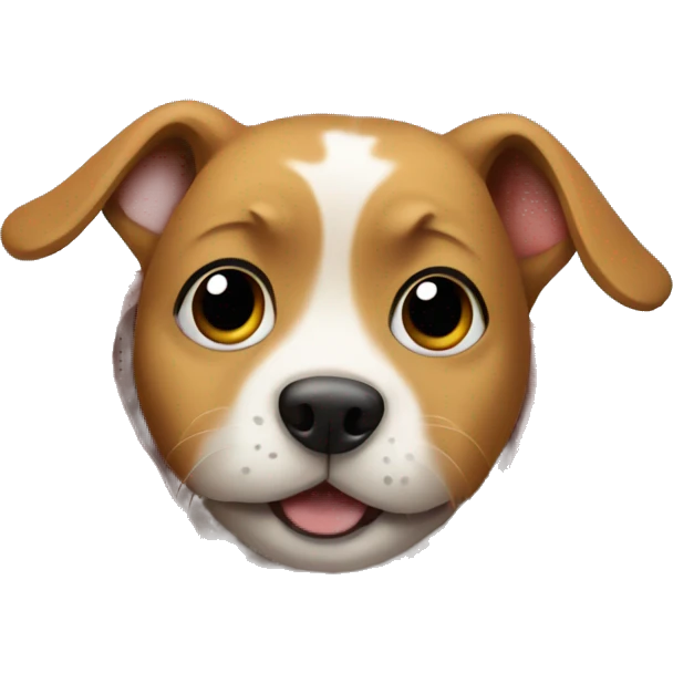 Dog in a blanket emoji
