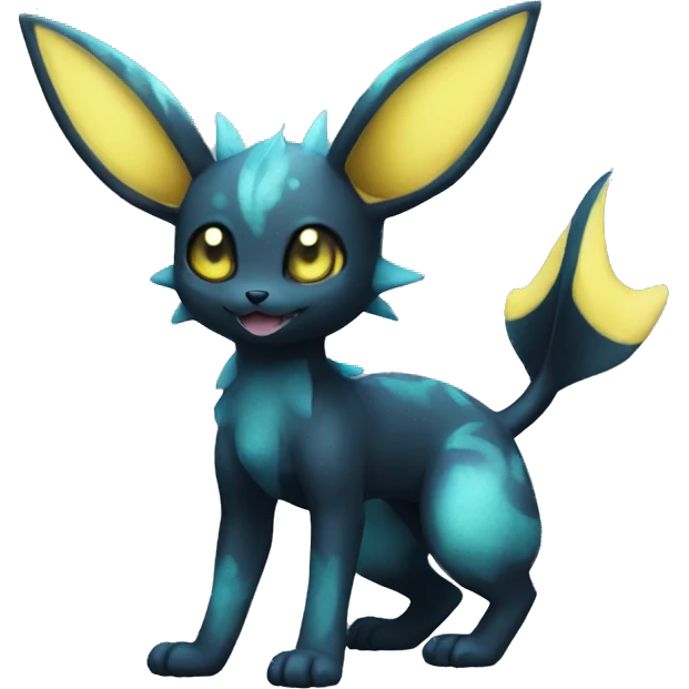 Umbreon-Vaporeon full body emoji