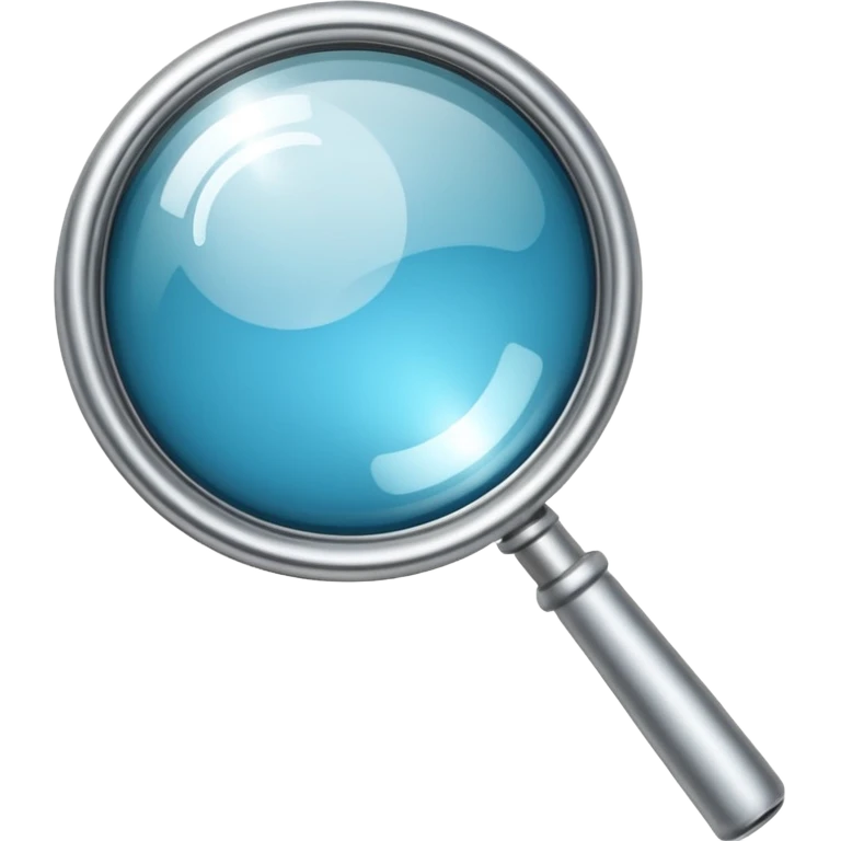 magnifying glass icon emoji