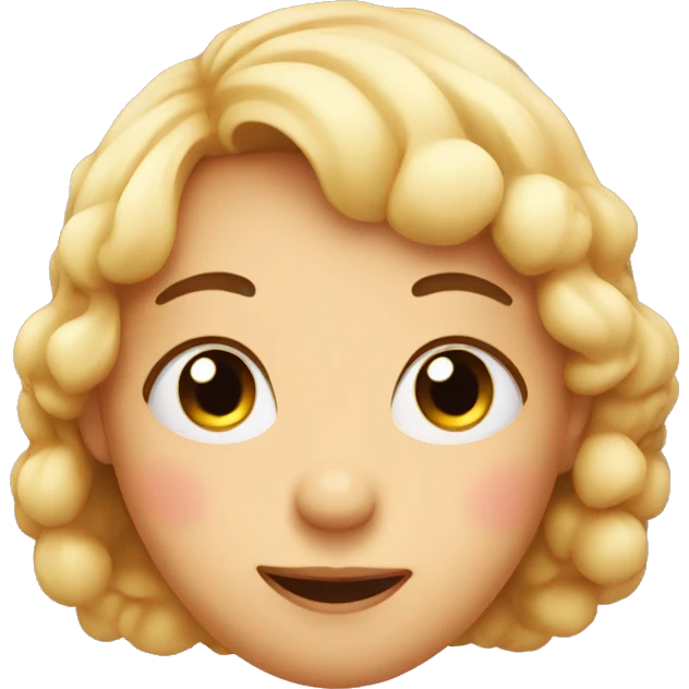 Cute face with little hearts emoji
