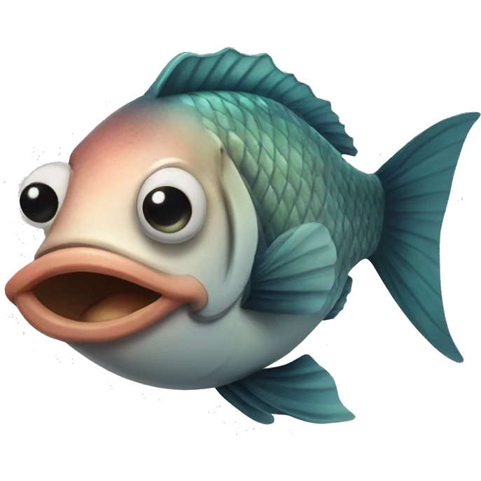 Fish with a moustache  emoji