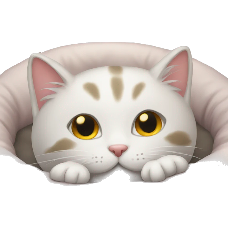 Kitty bed emoji