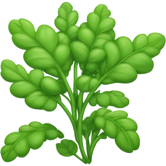 cress plant  emoji