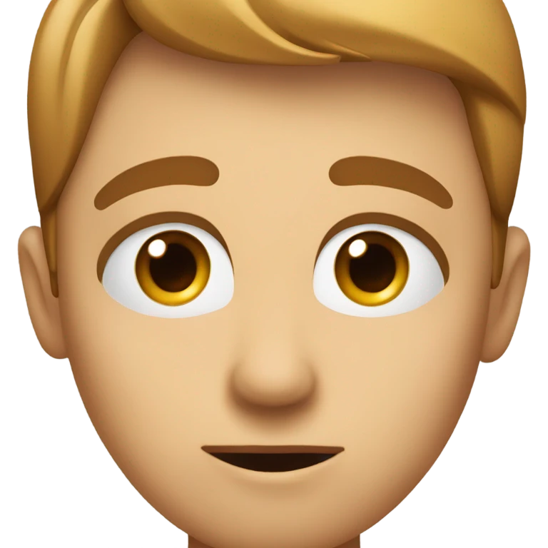 Nervous face emoji