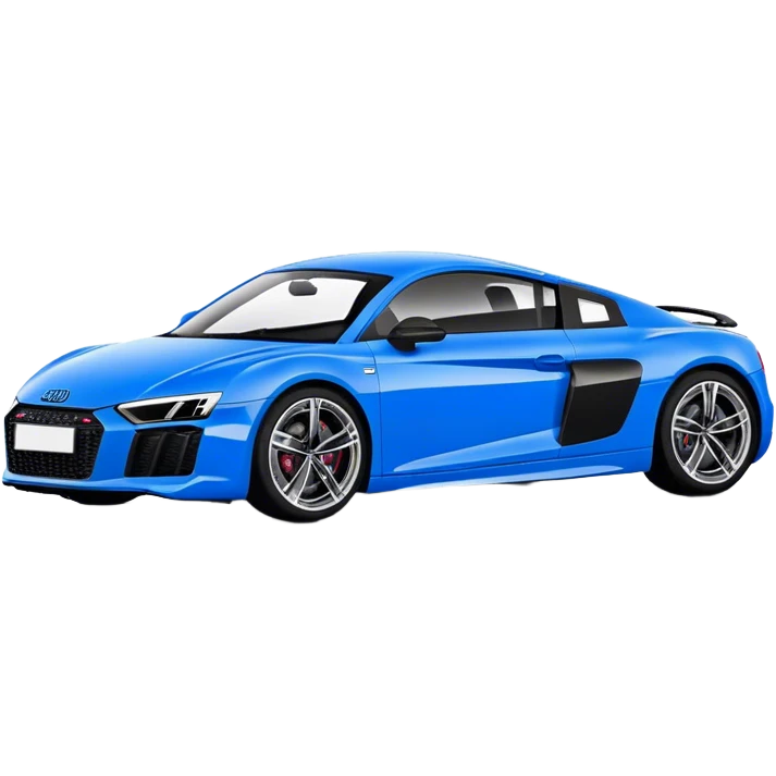 Audi R8 - Audi (Model Year: 2022)(Iconic Blue and Black) emoji