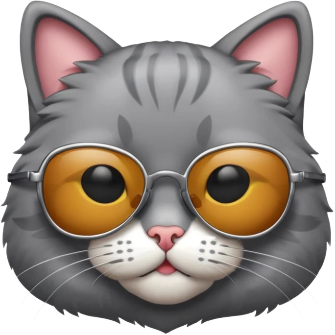 Cat wearing sunglasses emoji