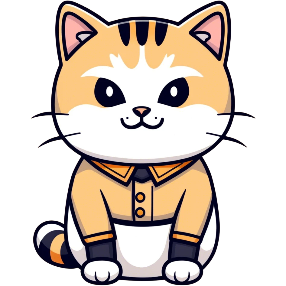 Hitler as a cat emoji