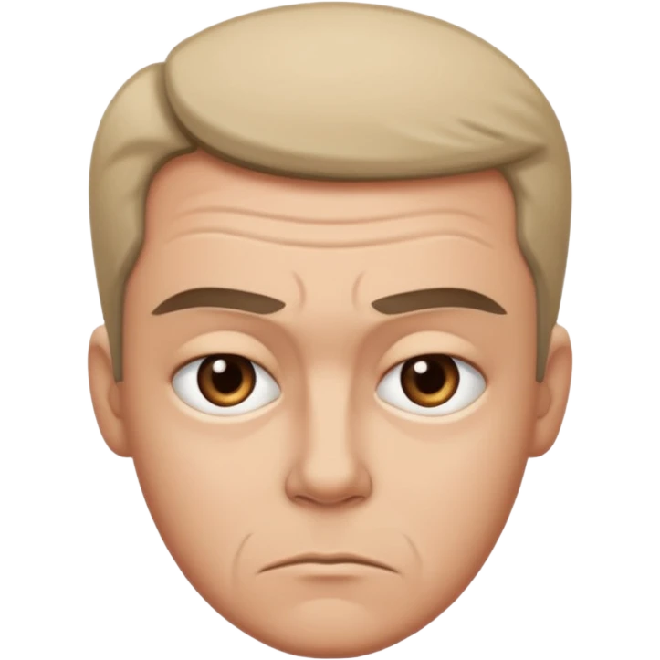 A suspicious side eye look emoji