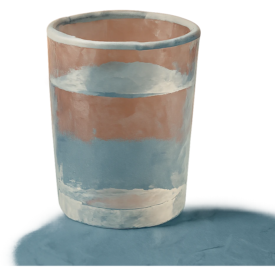 A glass of water emoji
