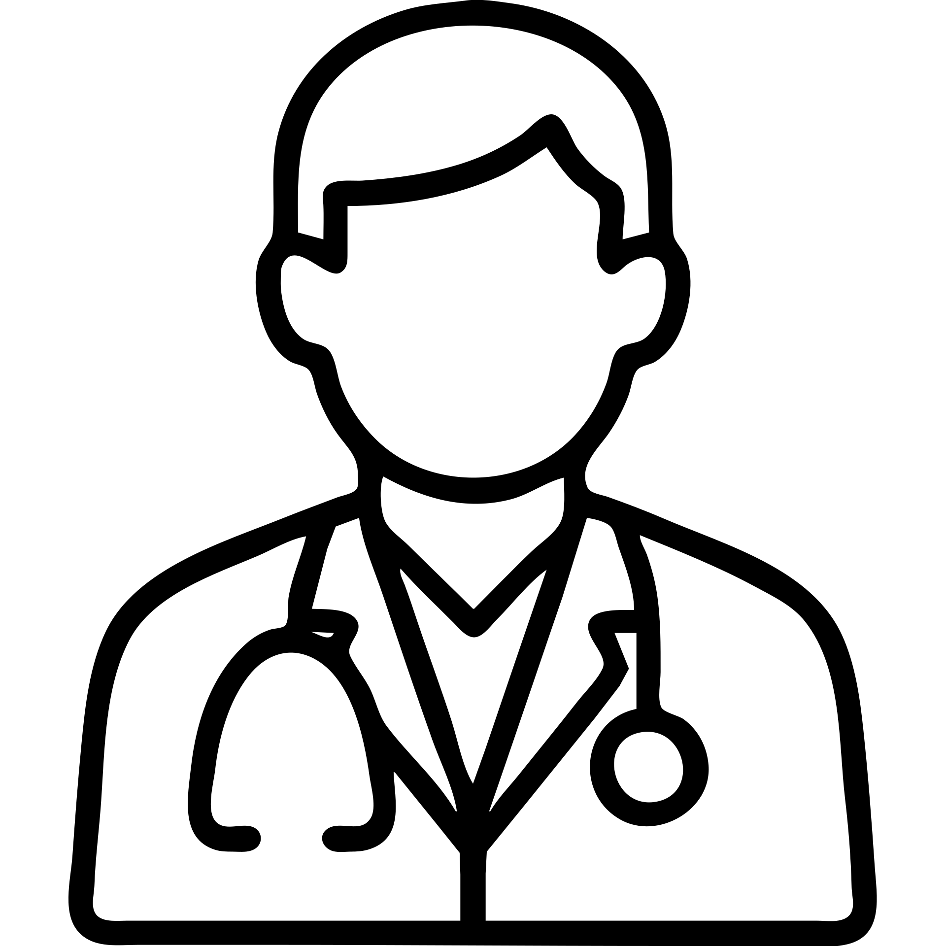 doctor wearing a white coat and stethoscope outlined icon emoji
