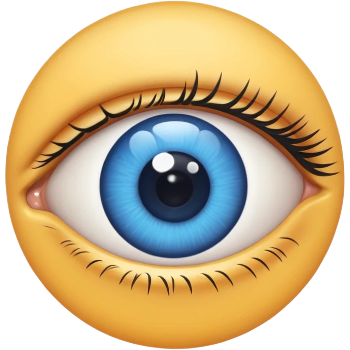 Tweaking eye emoji