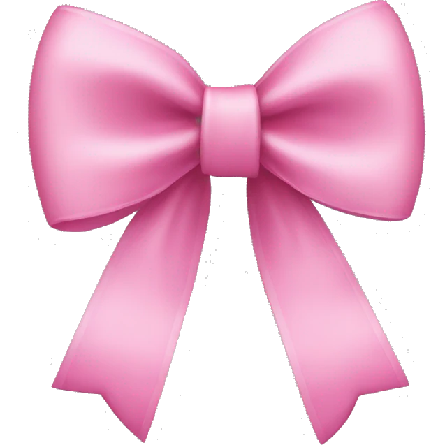 pink bow emoji