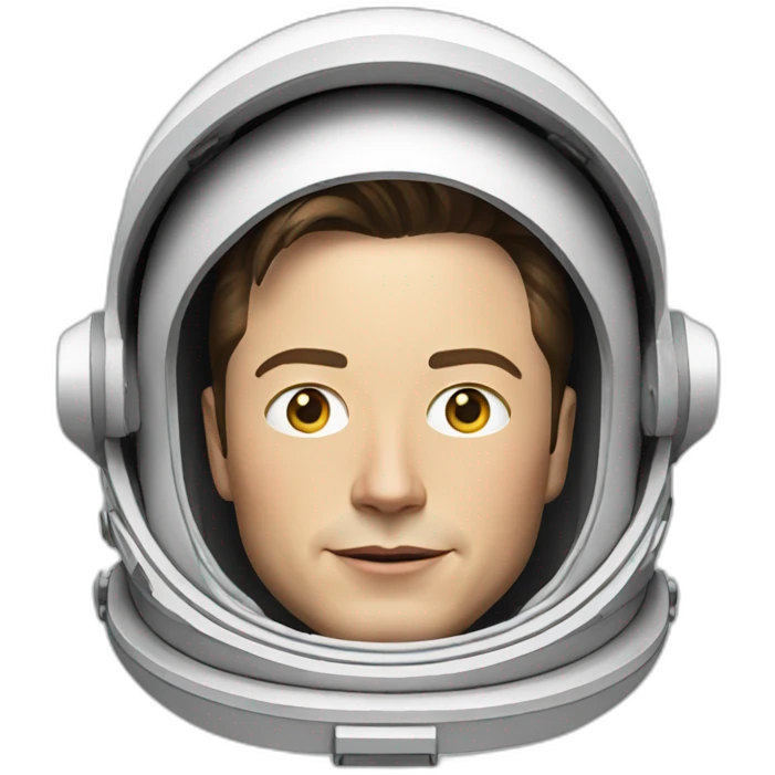 elon musk in astronaut suit emoji