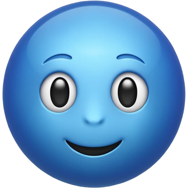 Blue emoji emoji