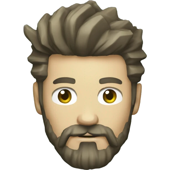 pip boy with fully beard emoji