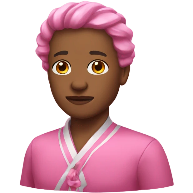 Lazo rosa emoji