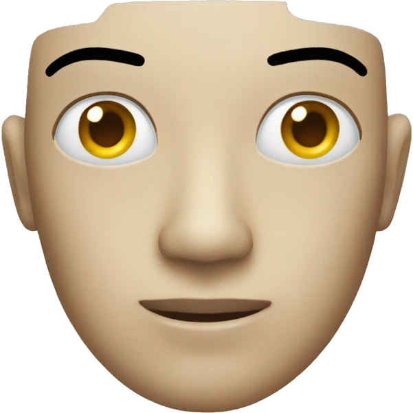 Glass face emoji