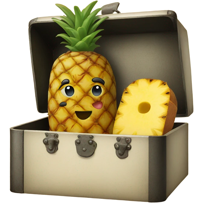 Pinapple in a bread box emoji