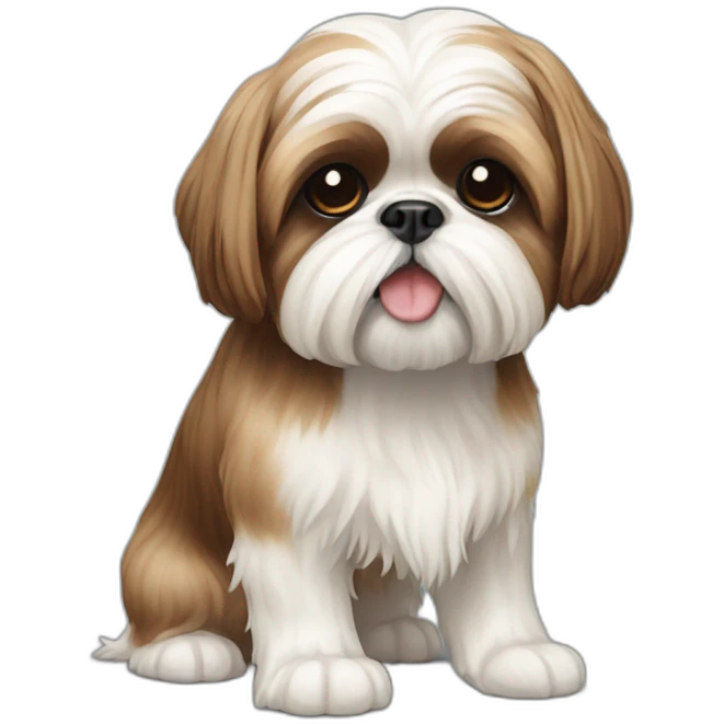 Dog Shih Tzu full-height emoji
