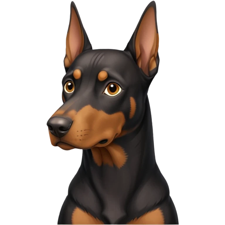 Dobermann european uncropped emoji