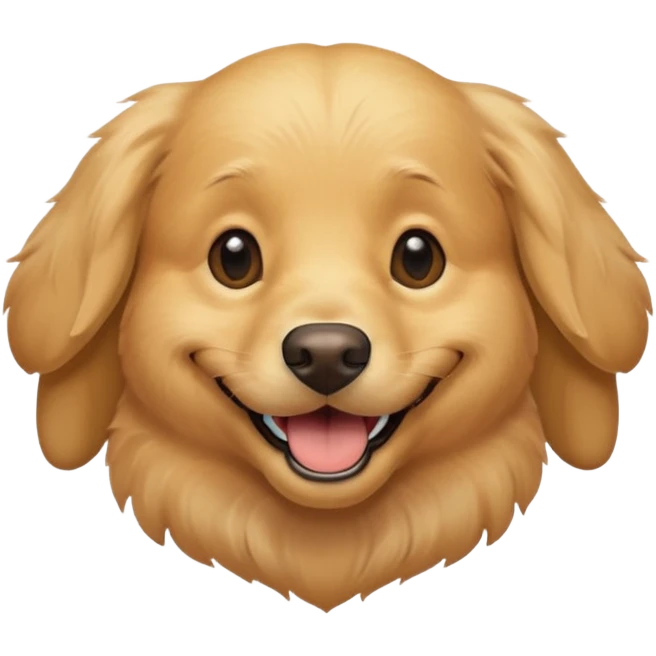 Funny dog emoji