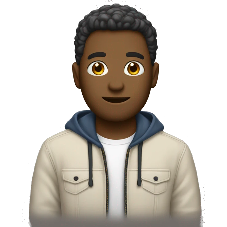 alguien predicado a otra persona, con ropa casual emoji