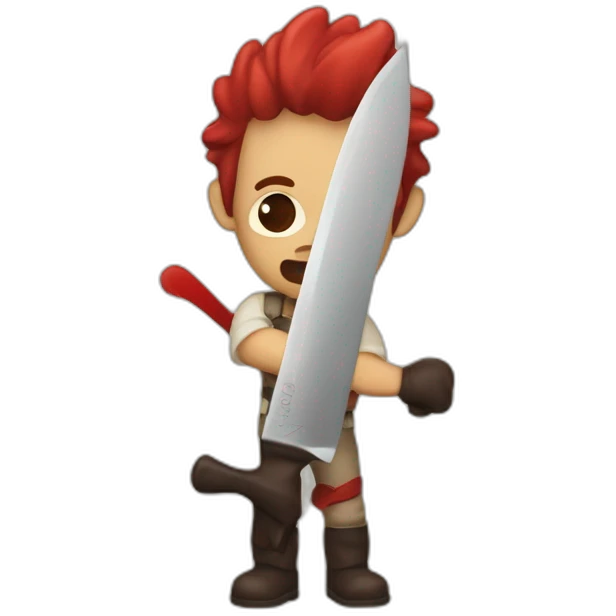 messer blut charakter emoji