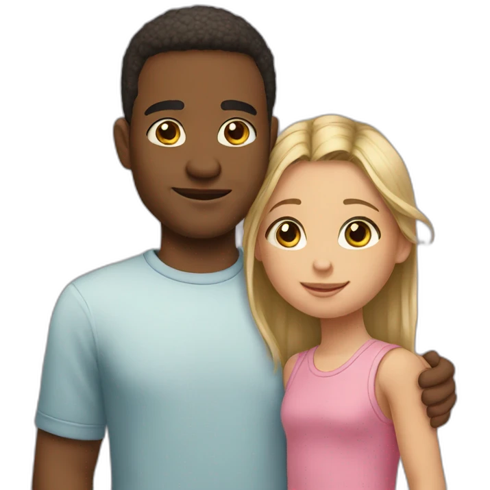 Brother and little sister  emoji