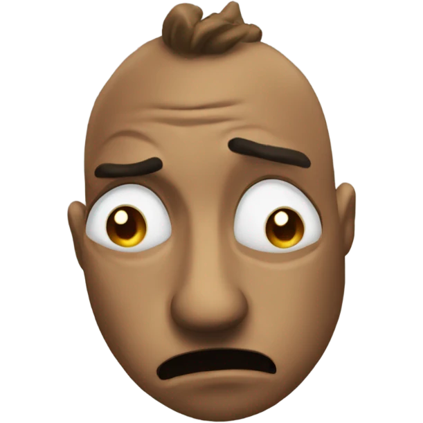 a throw up emoji at a dude emoji