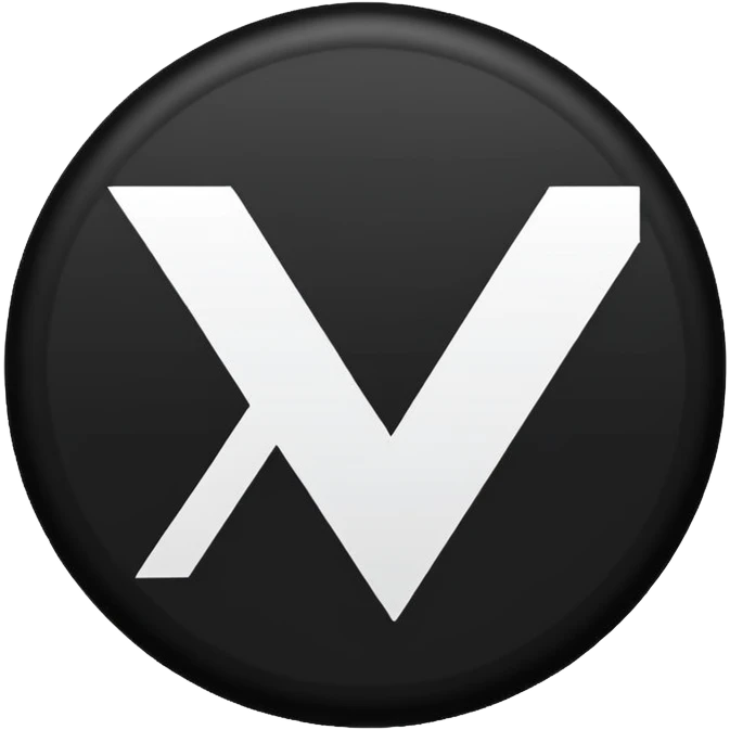 Black circle with a check mark on it emoji