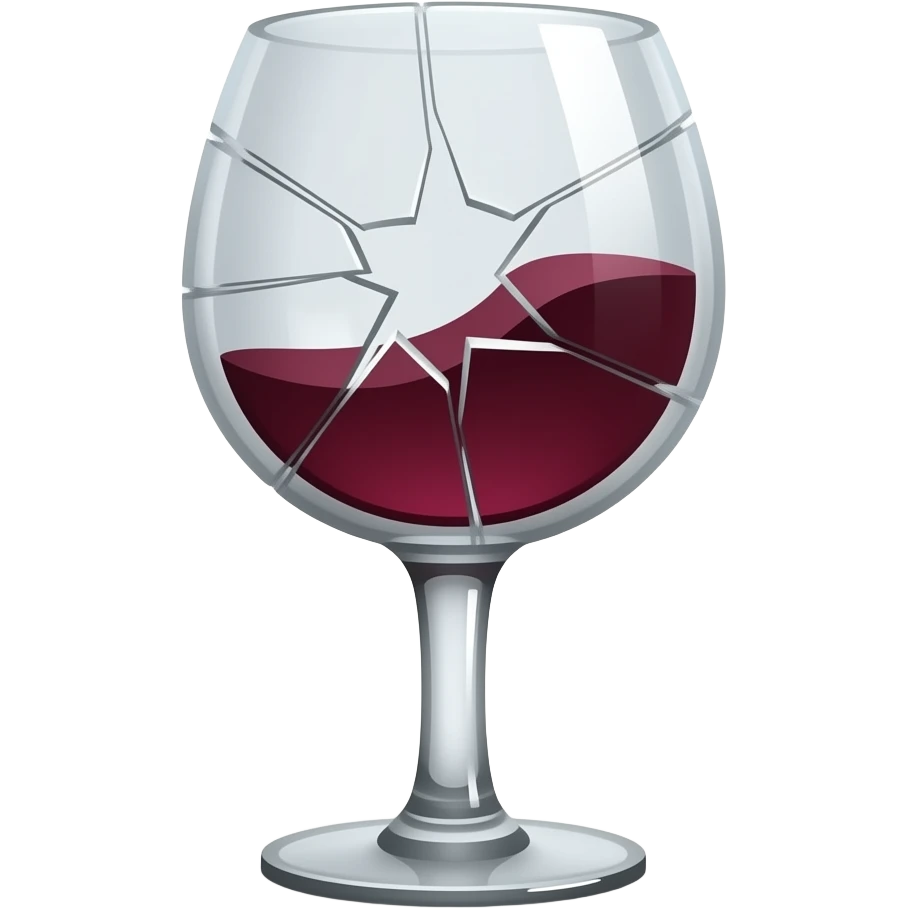 broken wine glass emoji