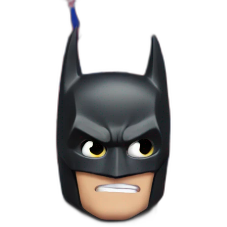 batman with a Fc Barcelona flag  emoji