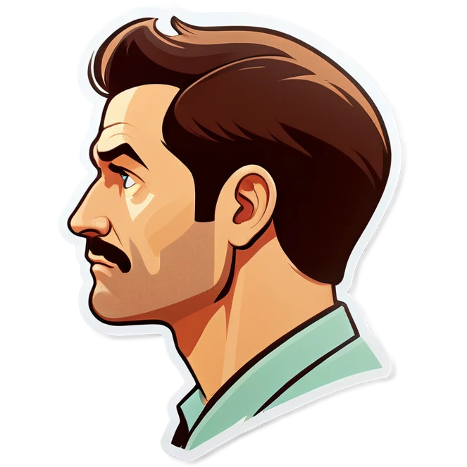 Man looking thoughtful  emoji