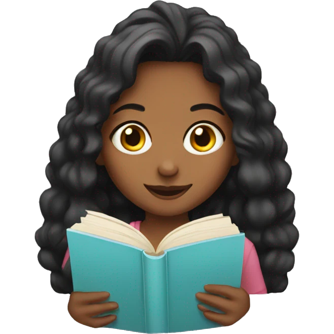 Girl books emoji