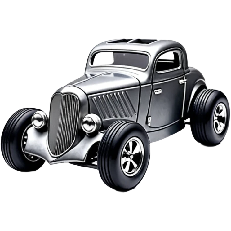 1:10 off-road lcg short wheelbase Basher CatWoman’s 1934 blackened tarnished Darth Vader hotrod ford jaguar rc car (extra wide low profile rock climbing tires without fenders) emoji