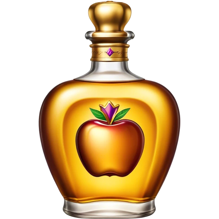 Crown Royal Golden Apple fat bottle, single bottle emoji