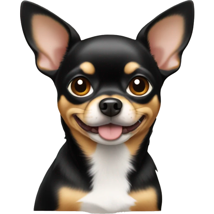 Black and tan chihuahua emoji
