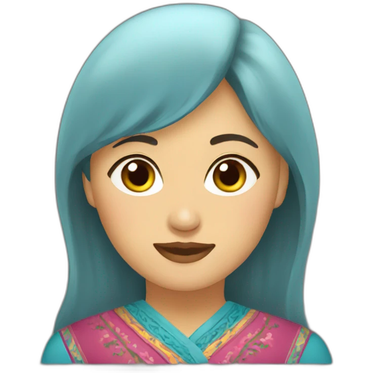 Kazakh woman emoji